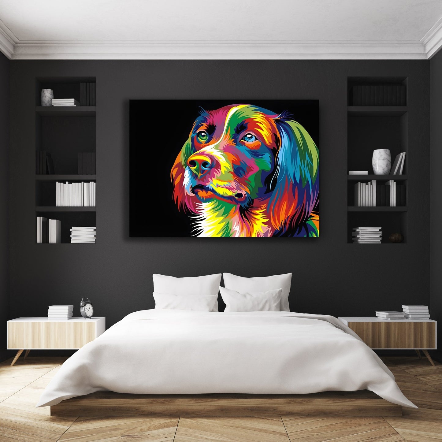 Dog Pop Art Canvas - Luxury Art Canvas