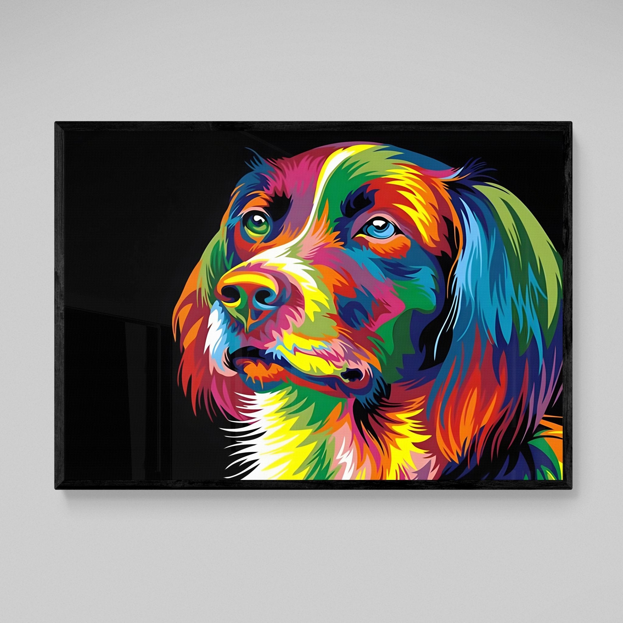 Dog Pop Art Canvas - Luxury Art Canvas