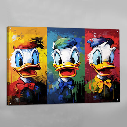 Duck Pop Art Wall Art - Luxury Art Canvas
