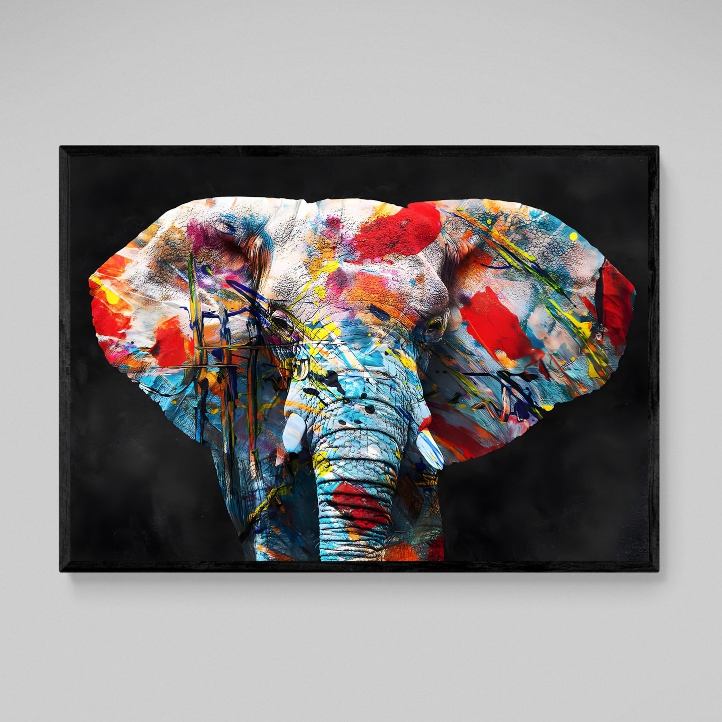 Elephant Graffiti - Luxury Art Canvas