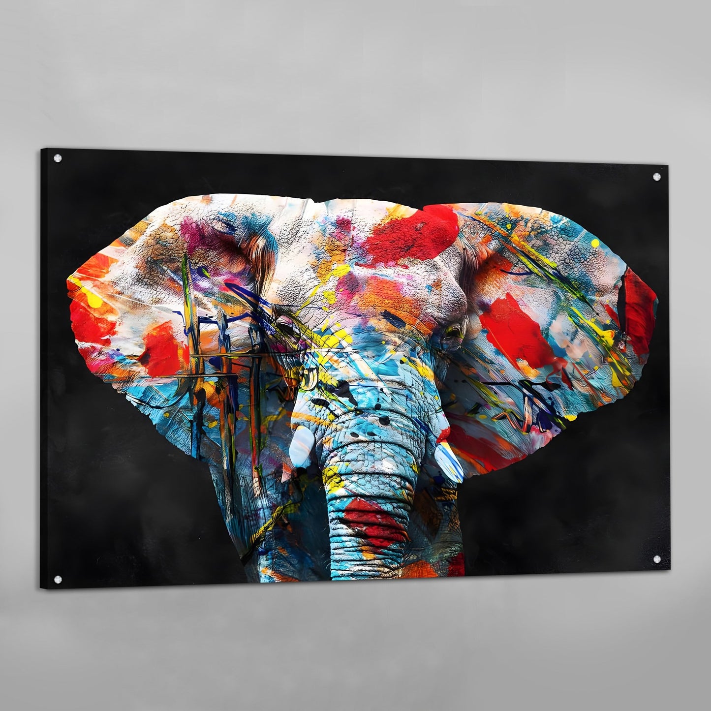 Elephant Graffiti - Luxury Art Canvas