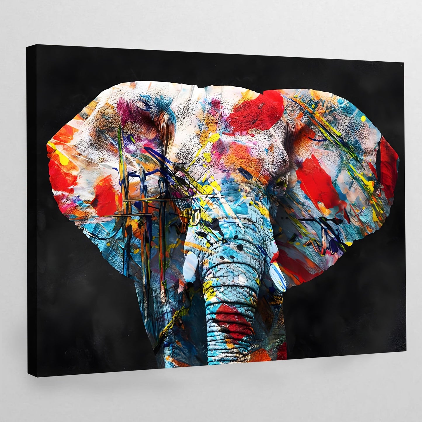 Elephant Graffiti - Luxury Art Canvas