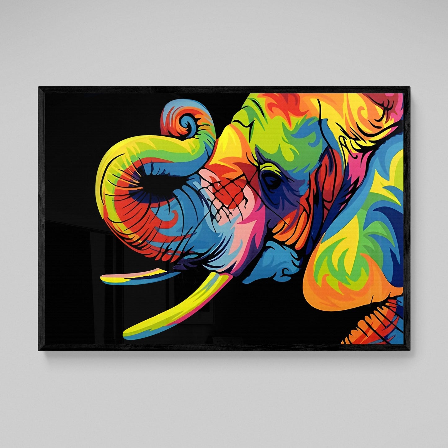 Elephant Pop Art Canvas - Luxury Art Canvas