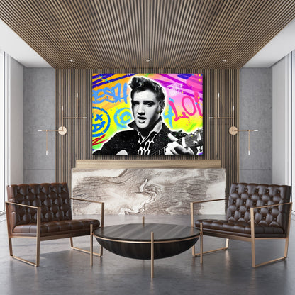 Elvis Presley Pop Art - Luxury Art Canvas