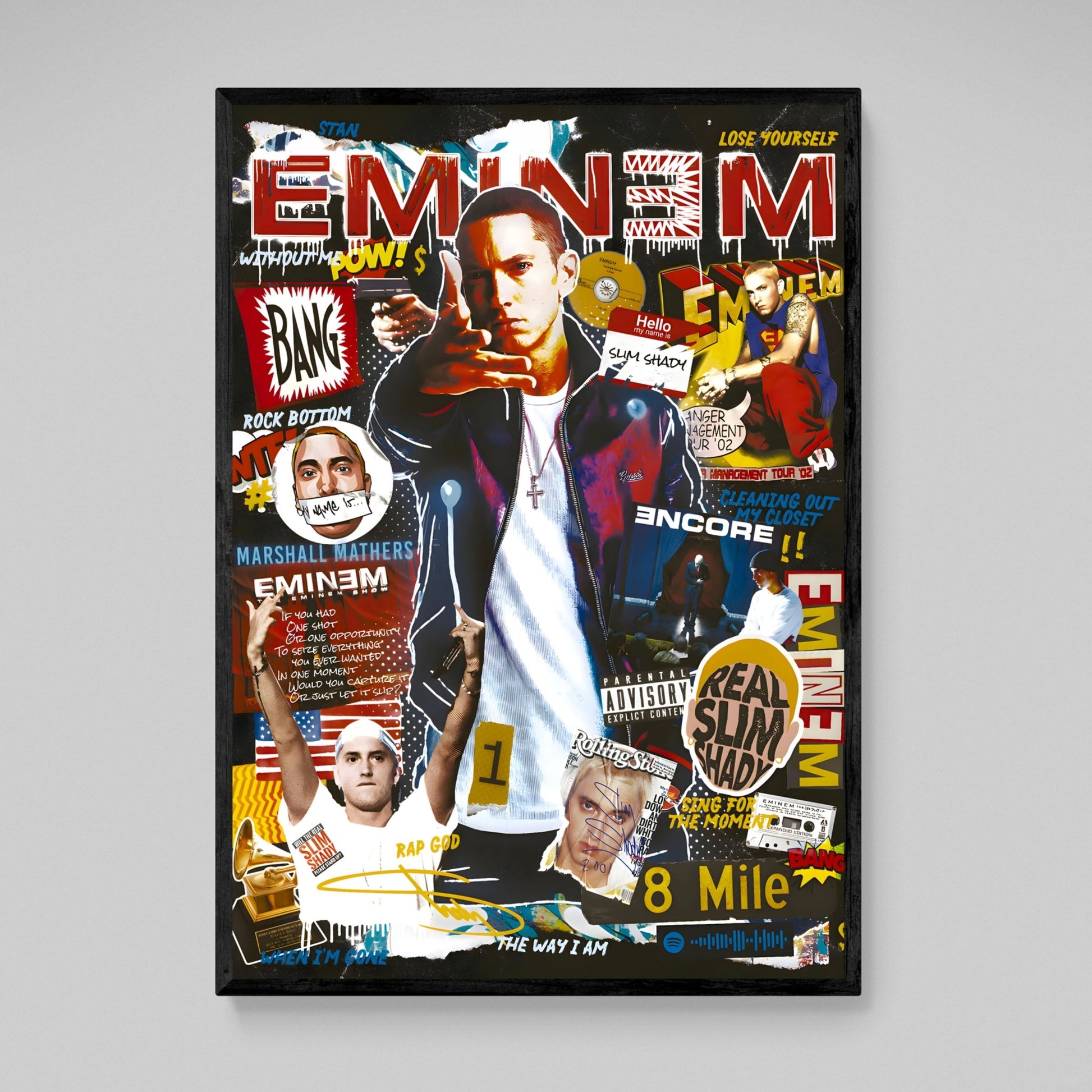 Eminem Wall Art - Luxury Art Canvas