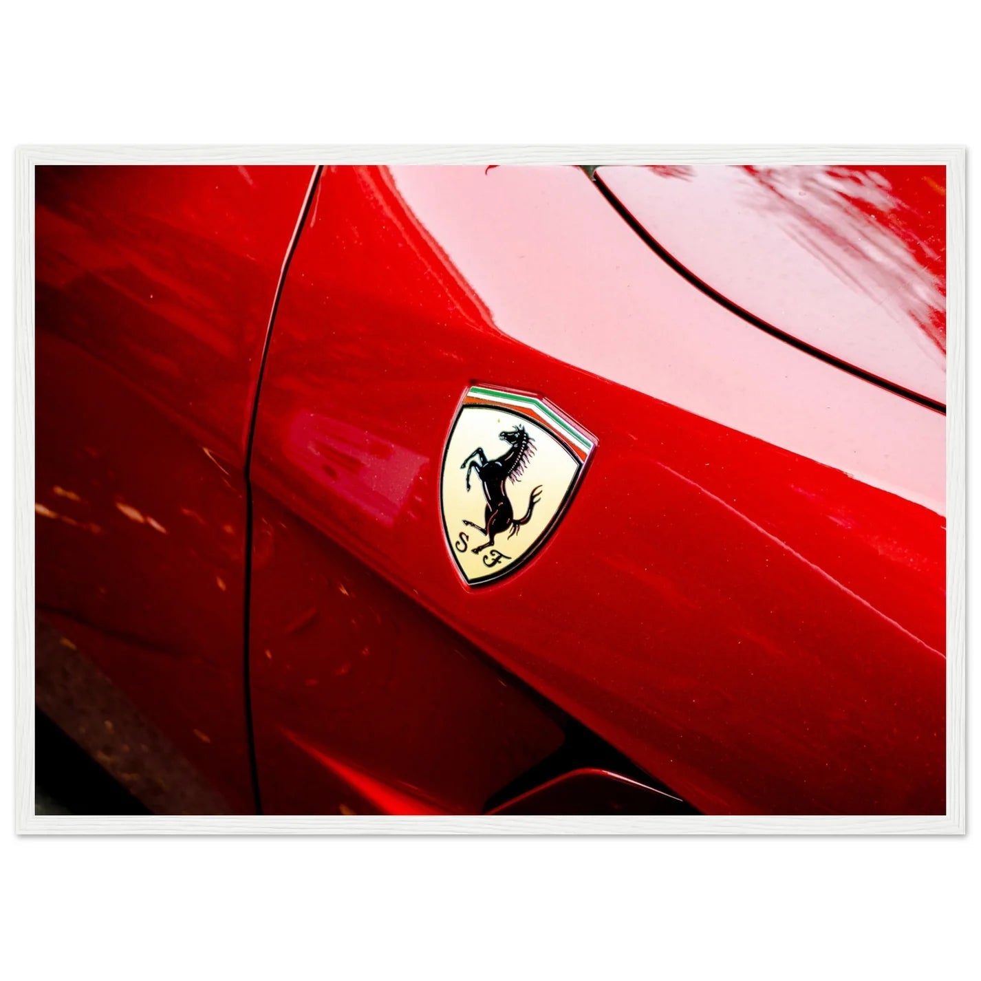 Red Car Wall Art - Luxury Art Canvas