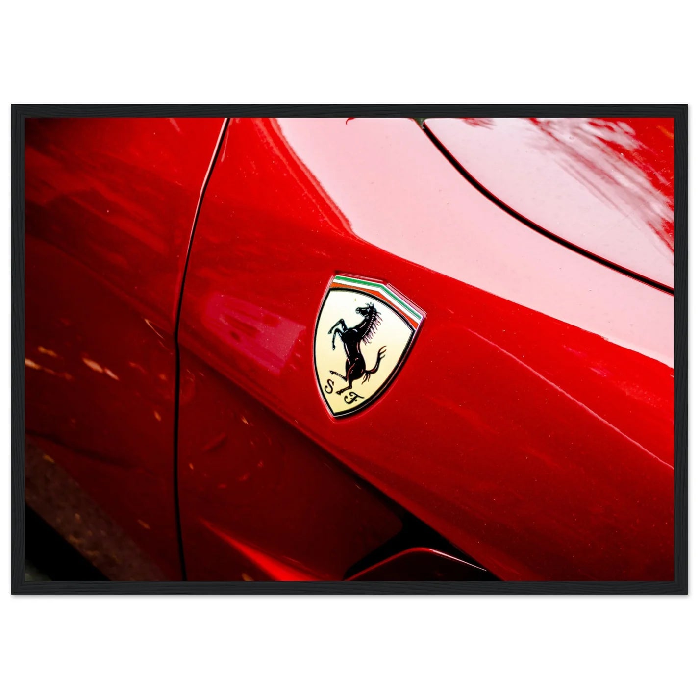 Red Car Wall Art - Luxury Art Canvas