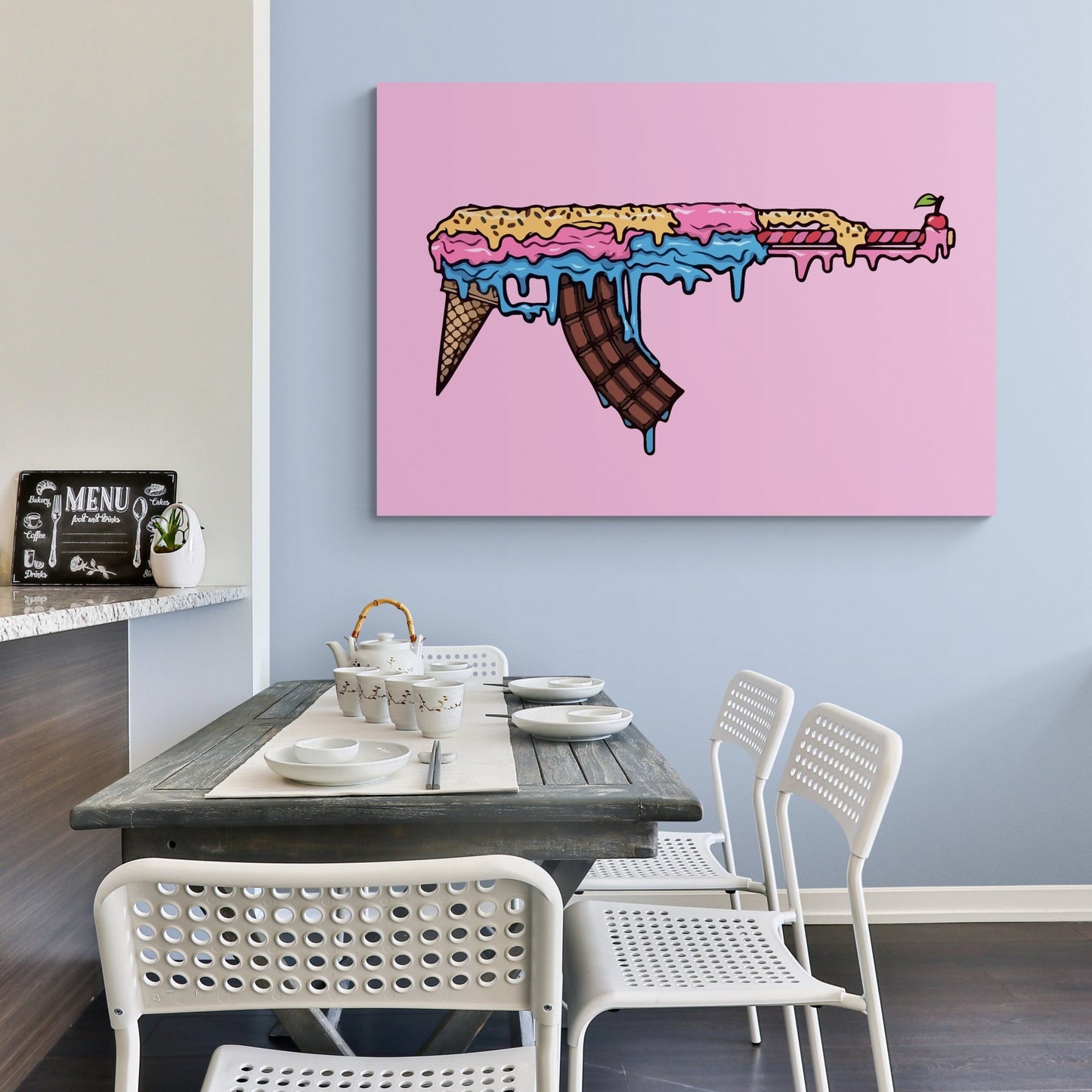 Food Pop Art Canvas - Luxury Art Canvas