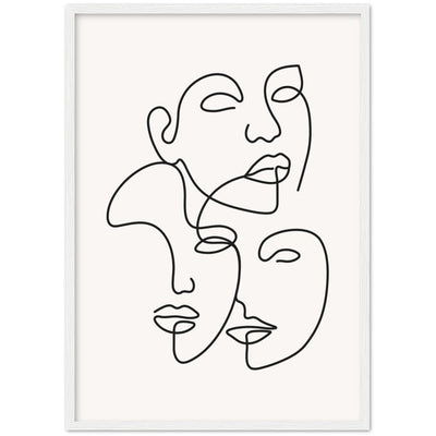 Framed Minimalist Wall Art - Luxury Art Canvas