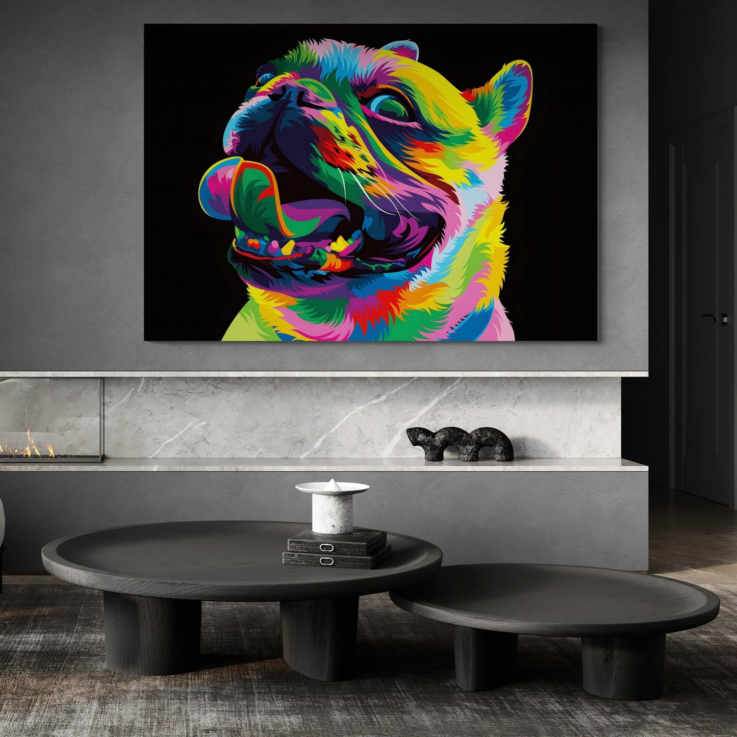 French Bulldog Pop Art Canvas - Luxury Art Canvas