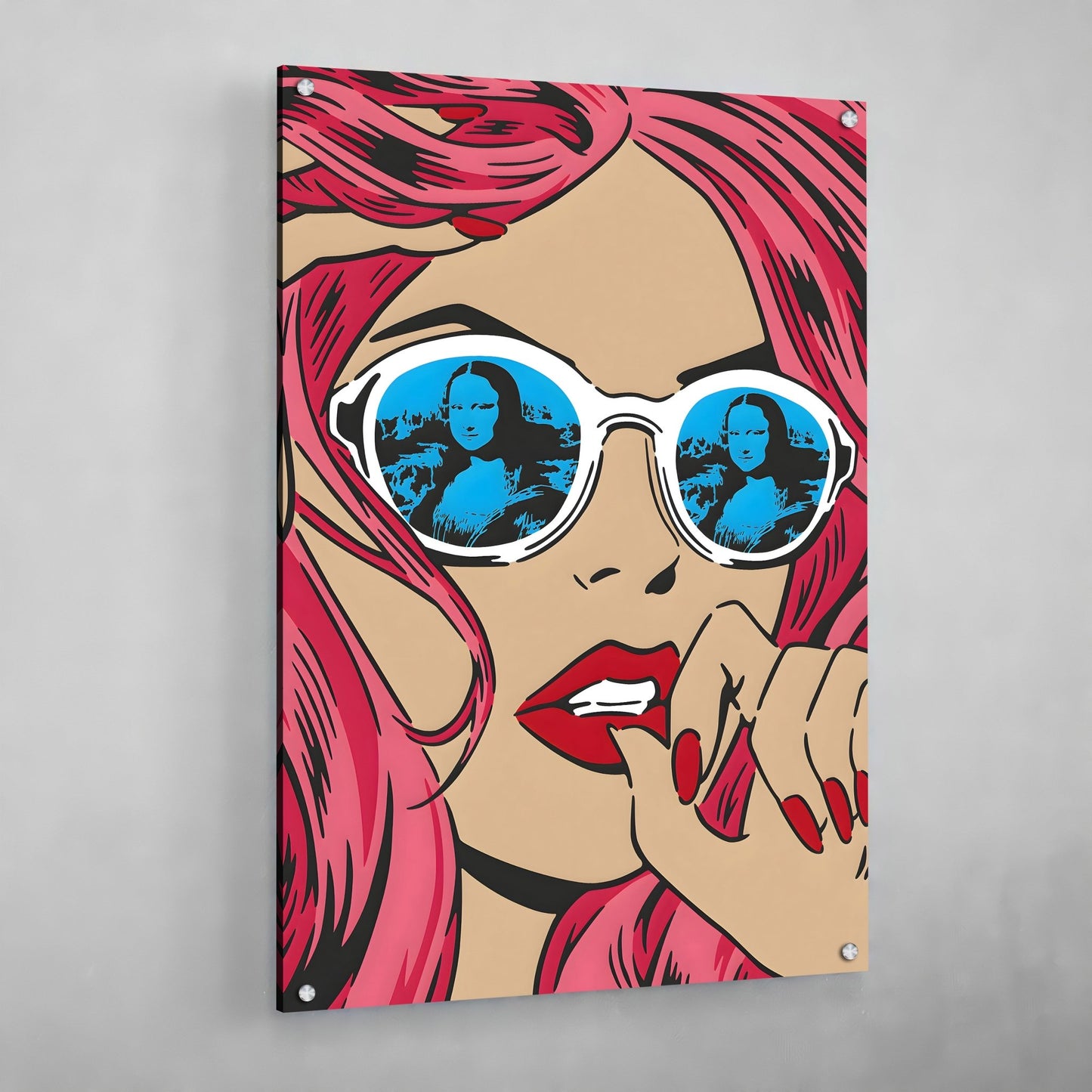 Girl Pop Art Canvas - Luxury Art Canvas