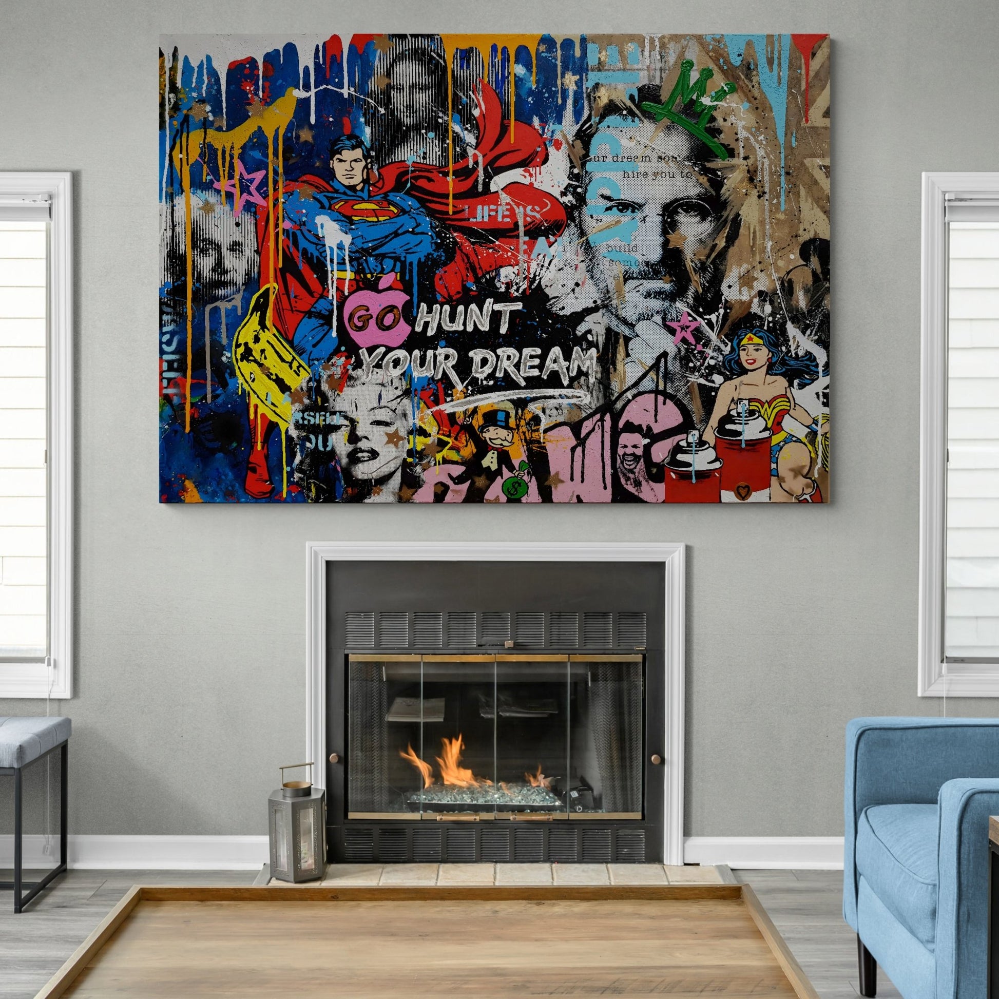 Graffiti Art Wall Decor - Luxury Art Canvas