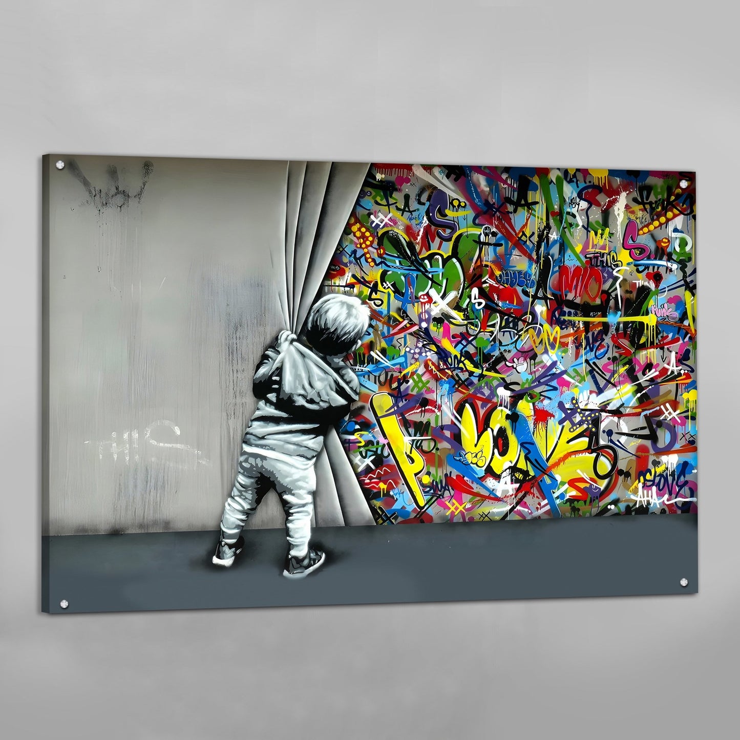 Graffiti Canvas Art - Luxury Art Canvas