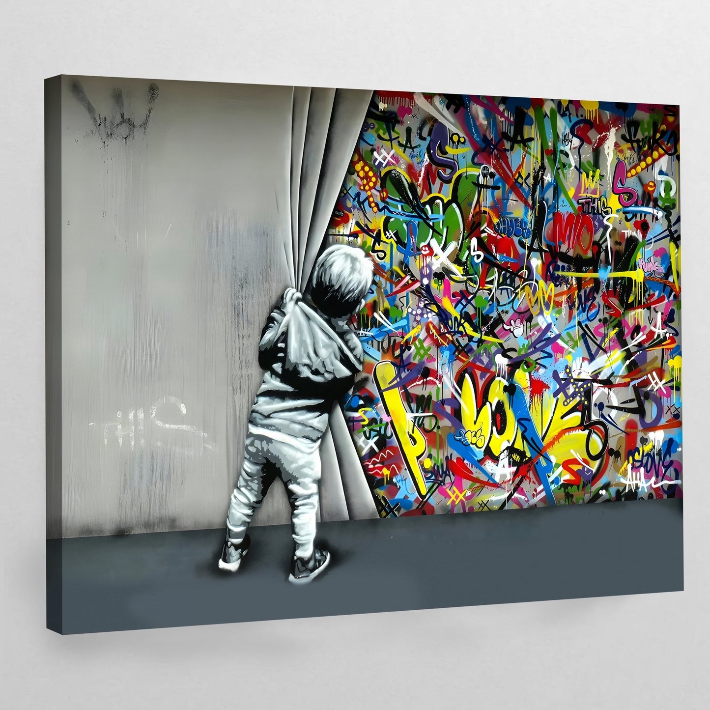 Graffiti Canvas Art - Luxury Art Canvas