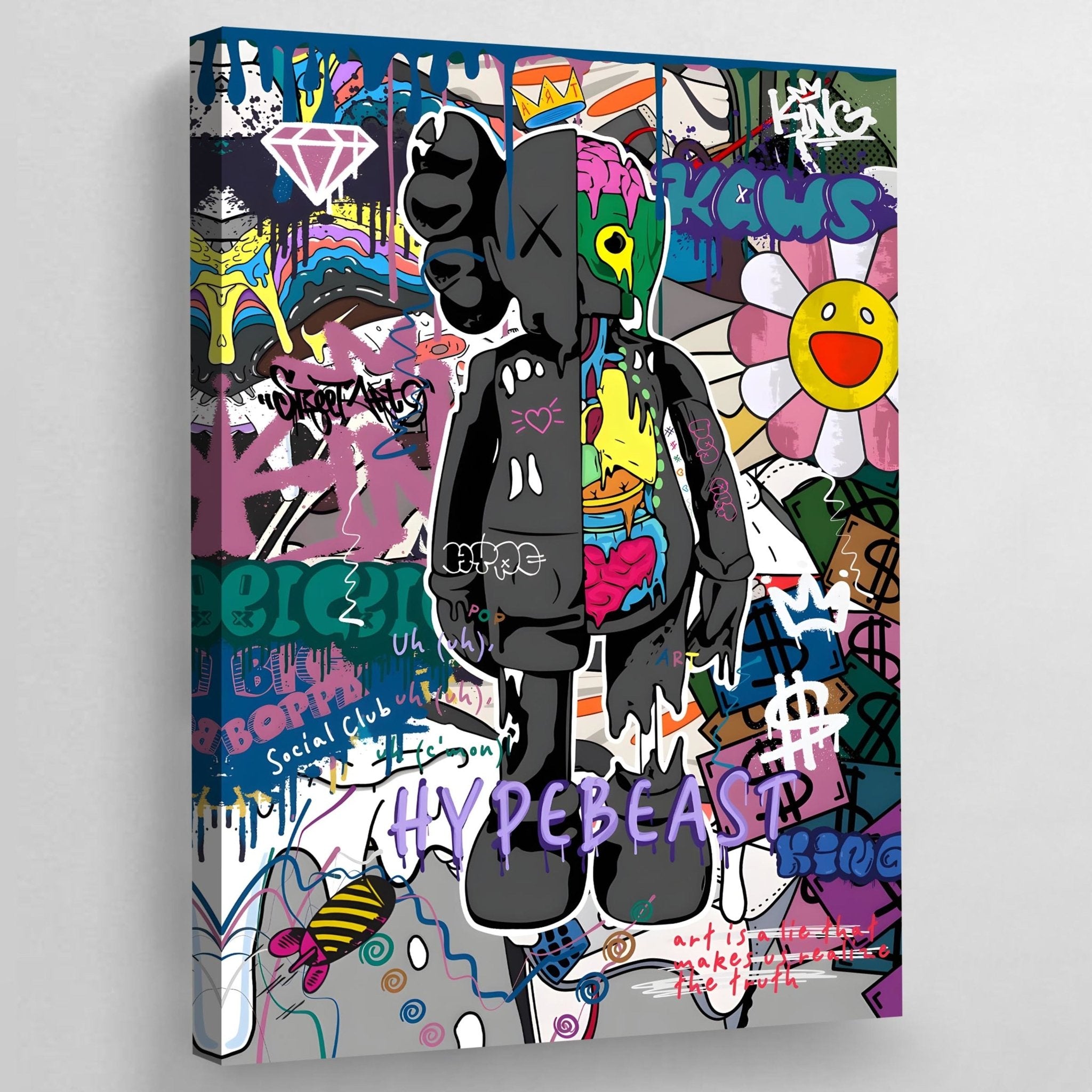 Graffiti Hypebeast Canvas - Luxury Art Canvas