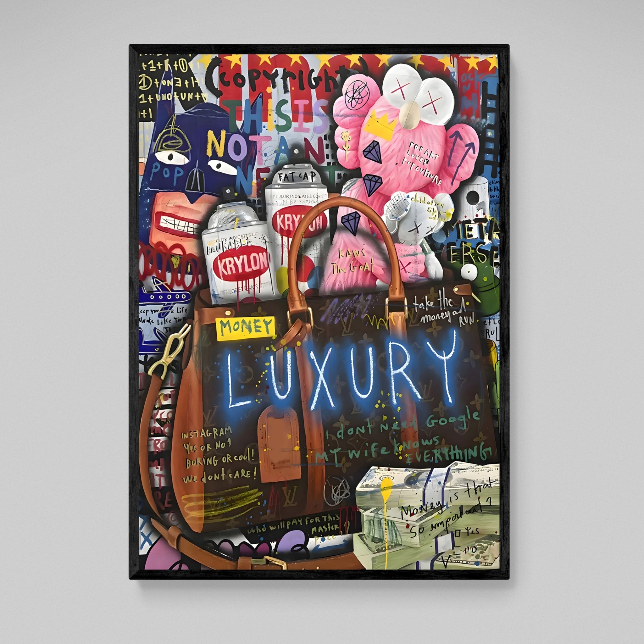 Graffiti Hypebeast Wall Art - Luxury Art Canvas