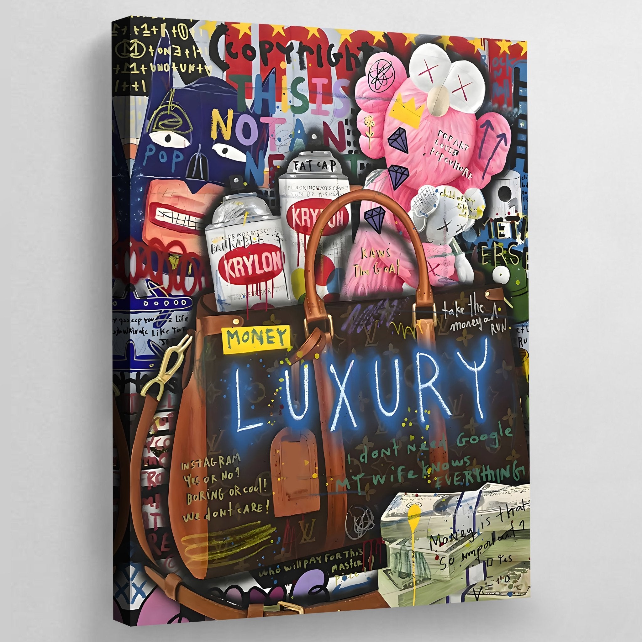 Graffiti Hypebeast Wall Art - Luxury Art Canvas