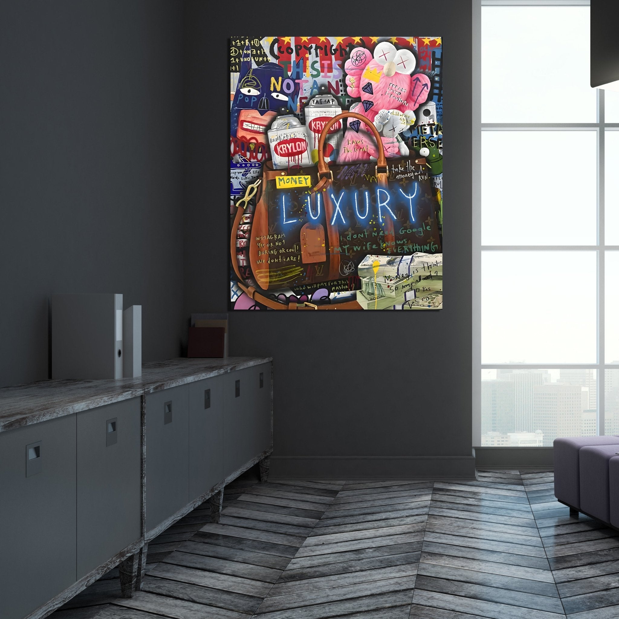 Graffiti Hypebeast Wall Art - Luxury Art Canvas