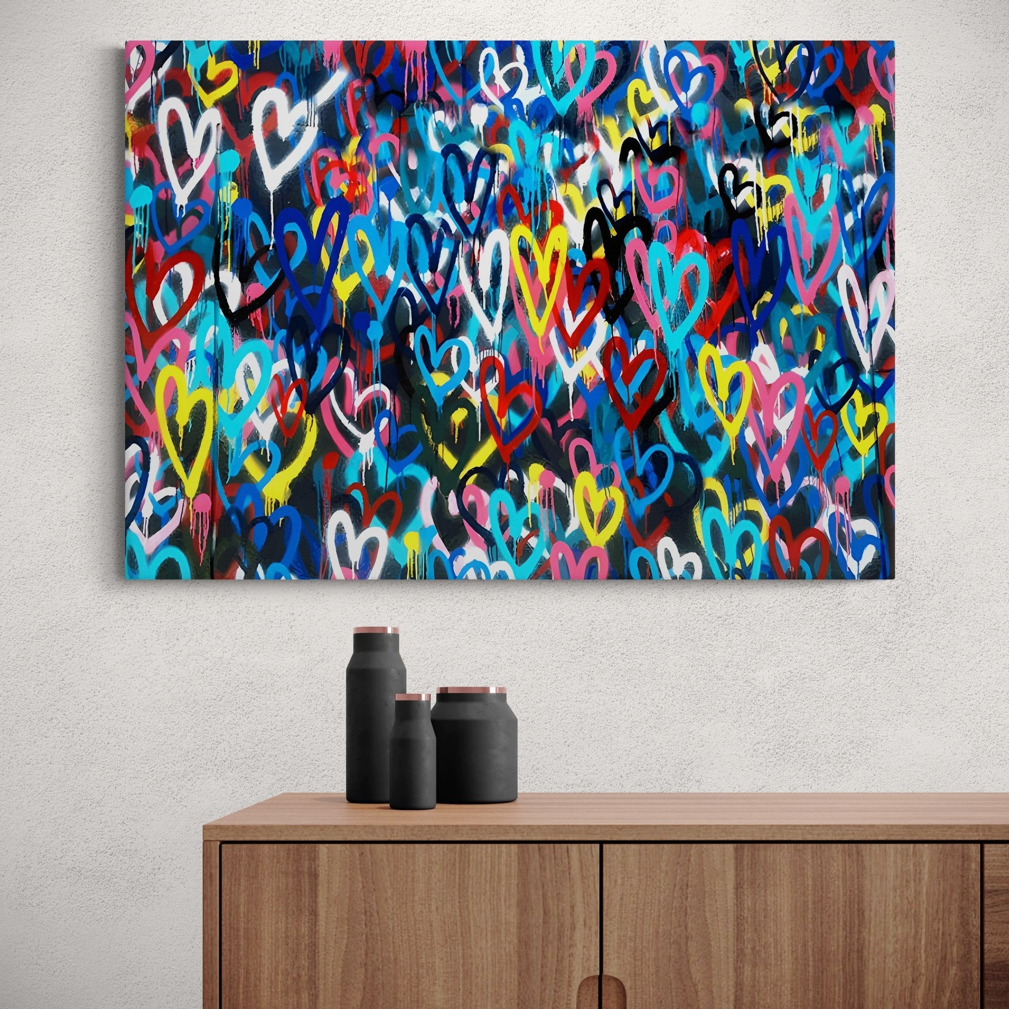 Graffiti Lightbulb outlet - Premium Canvas Pop Art