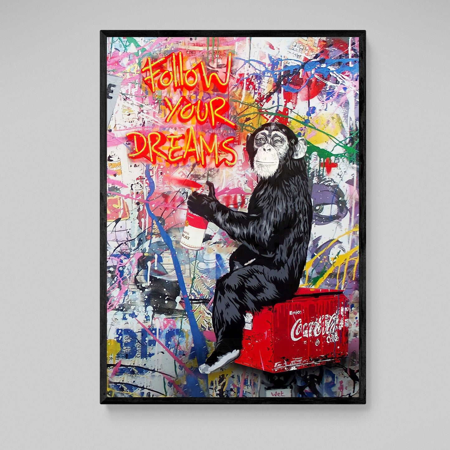 Graffiti Wall Art - Luxury Art Canvas