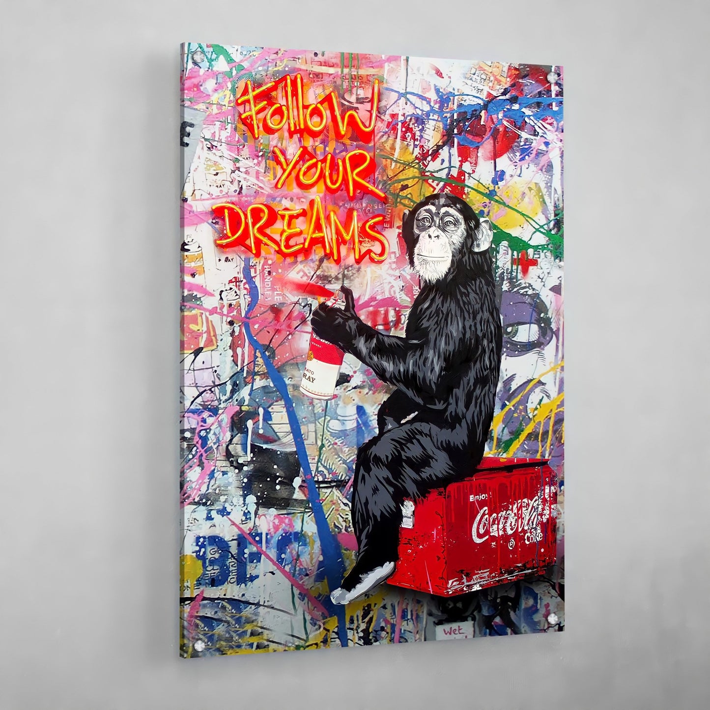 Graffiti Wall Art - Luxury Art Canvas