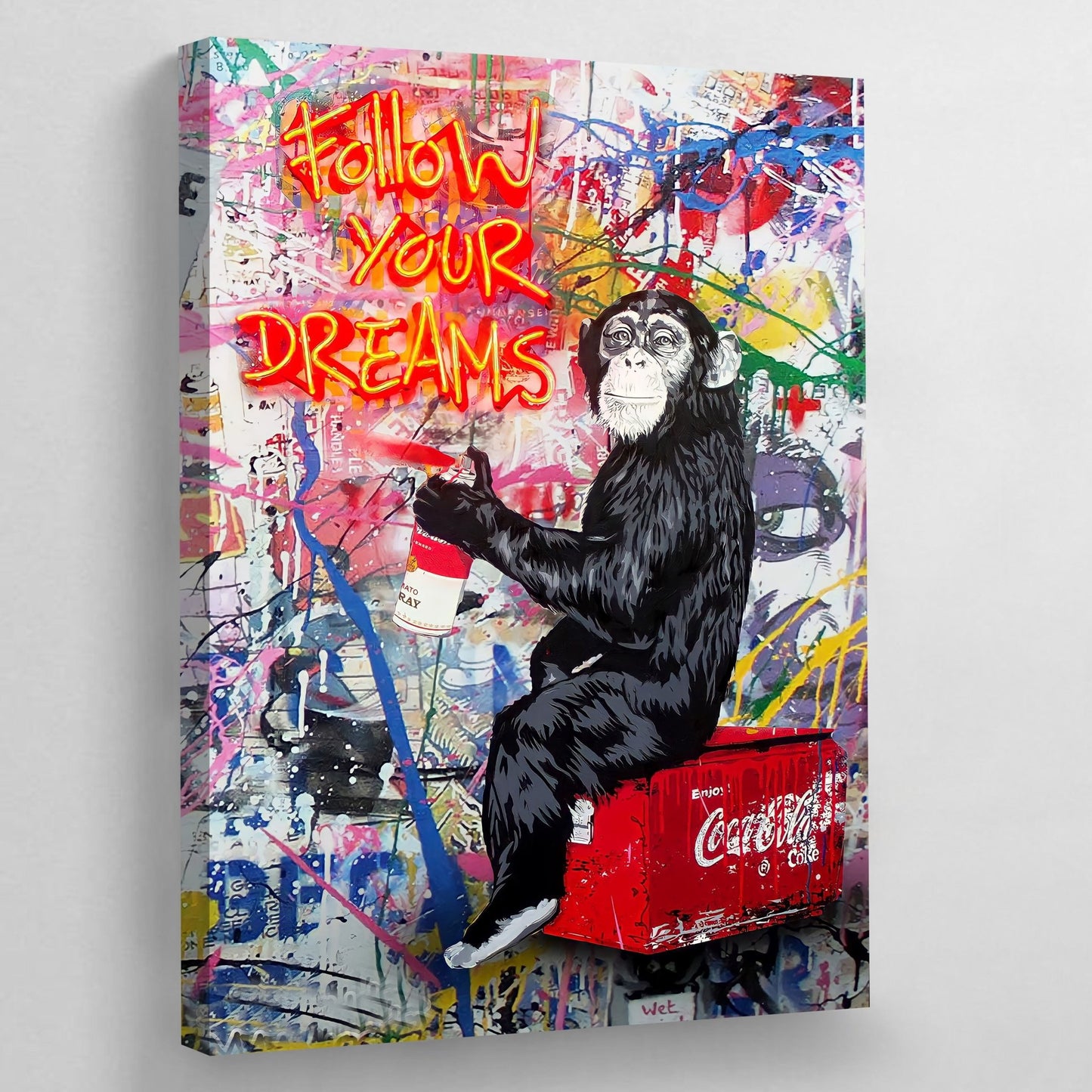 Graffiti Wall Art - Luxury Art Canvas