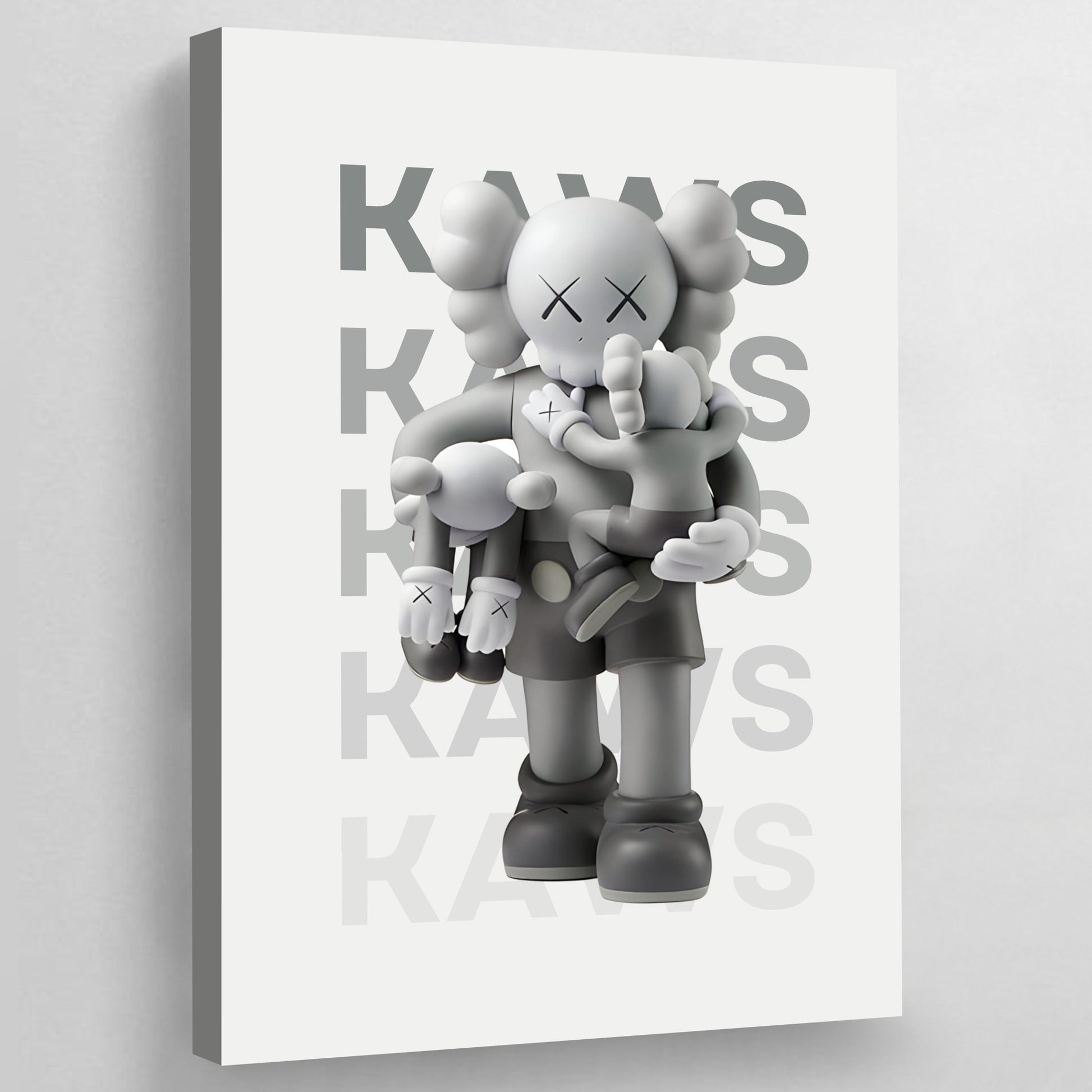 KAWS Poster Set of 3, Printables Minimalist Hypebeast Kaws Figure