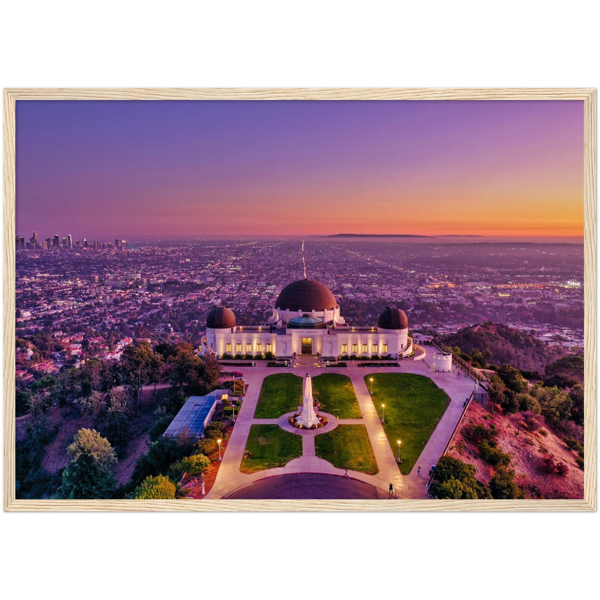 Griffith Park Observatory Wall Art - Luxury Art Canvas