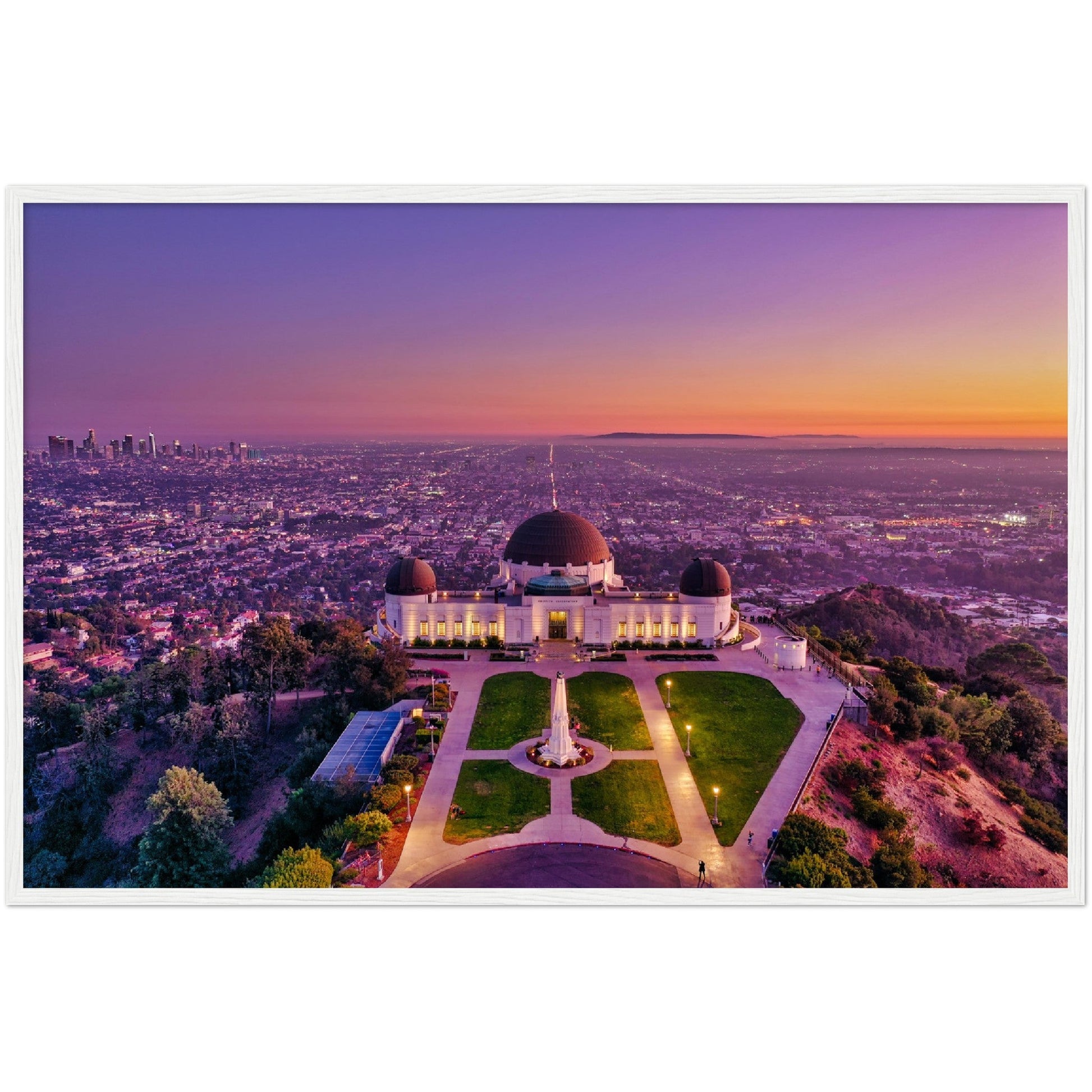 Griffith Park Observatory Wall Art - Luxury Art Canvas