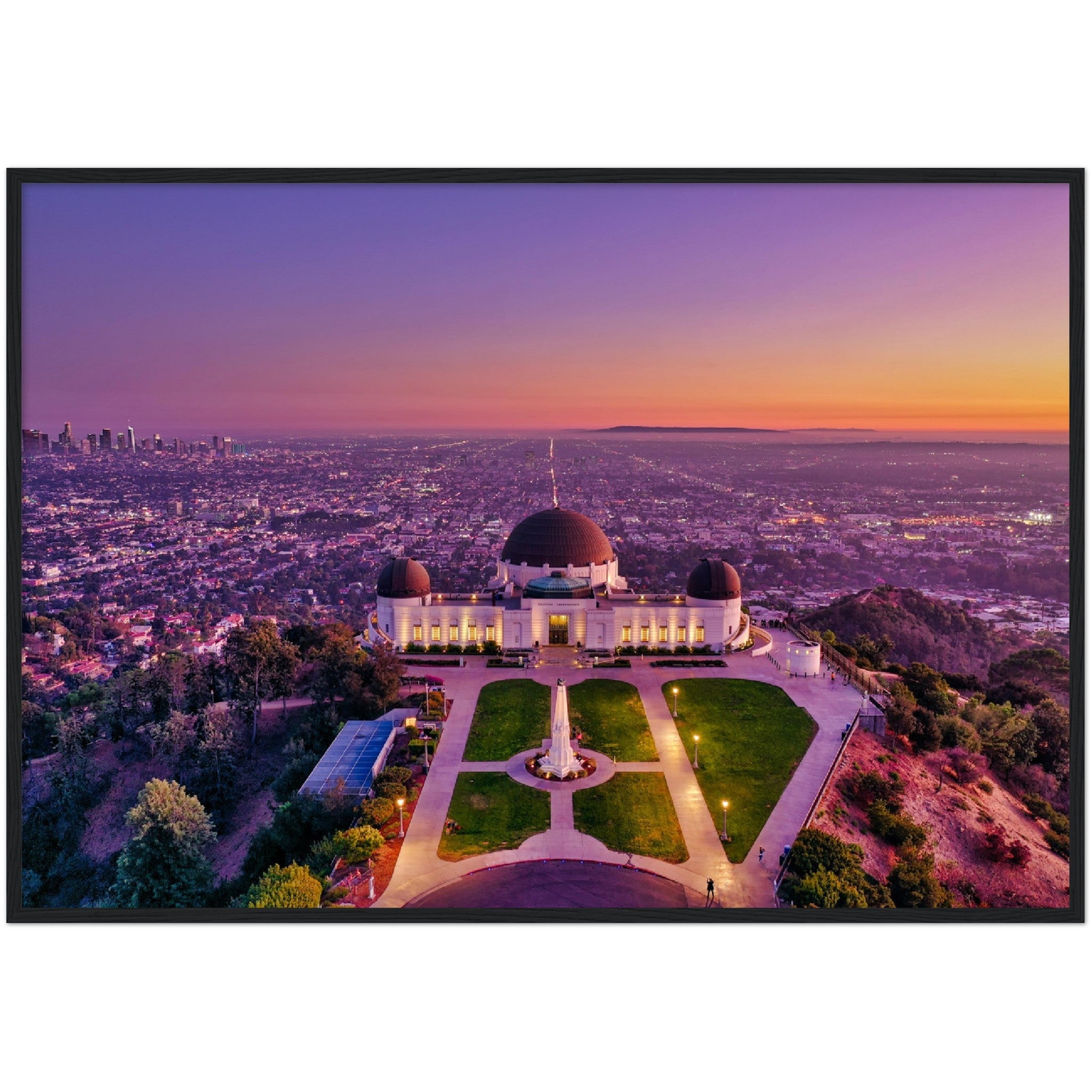Griffith Park Observatory Wall Art - Luxury Art Canvas