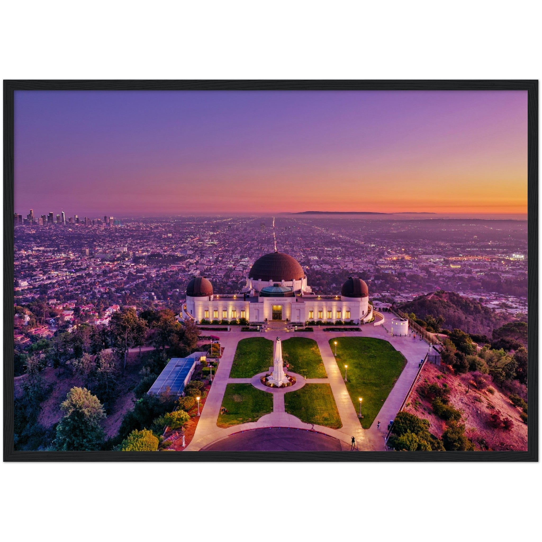 Griffith Park Observatory Wall Art - Luxury Art Canvas