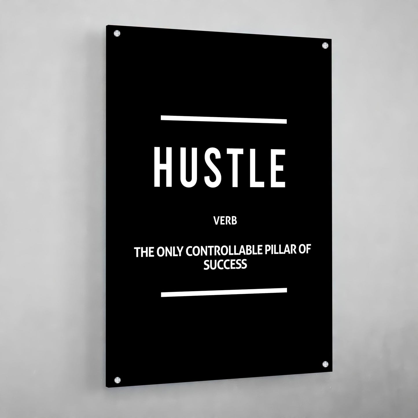 Grind Hustle Execution Wall Art - Luxury Art Canvas