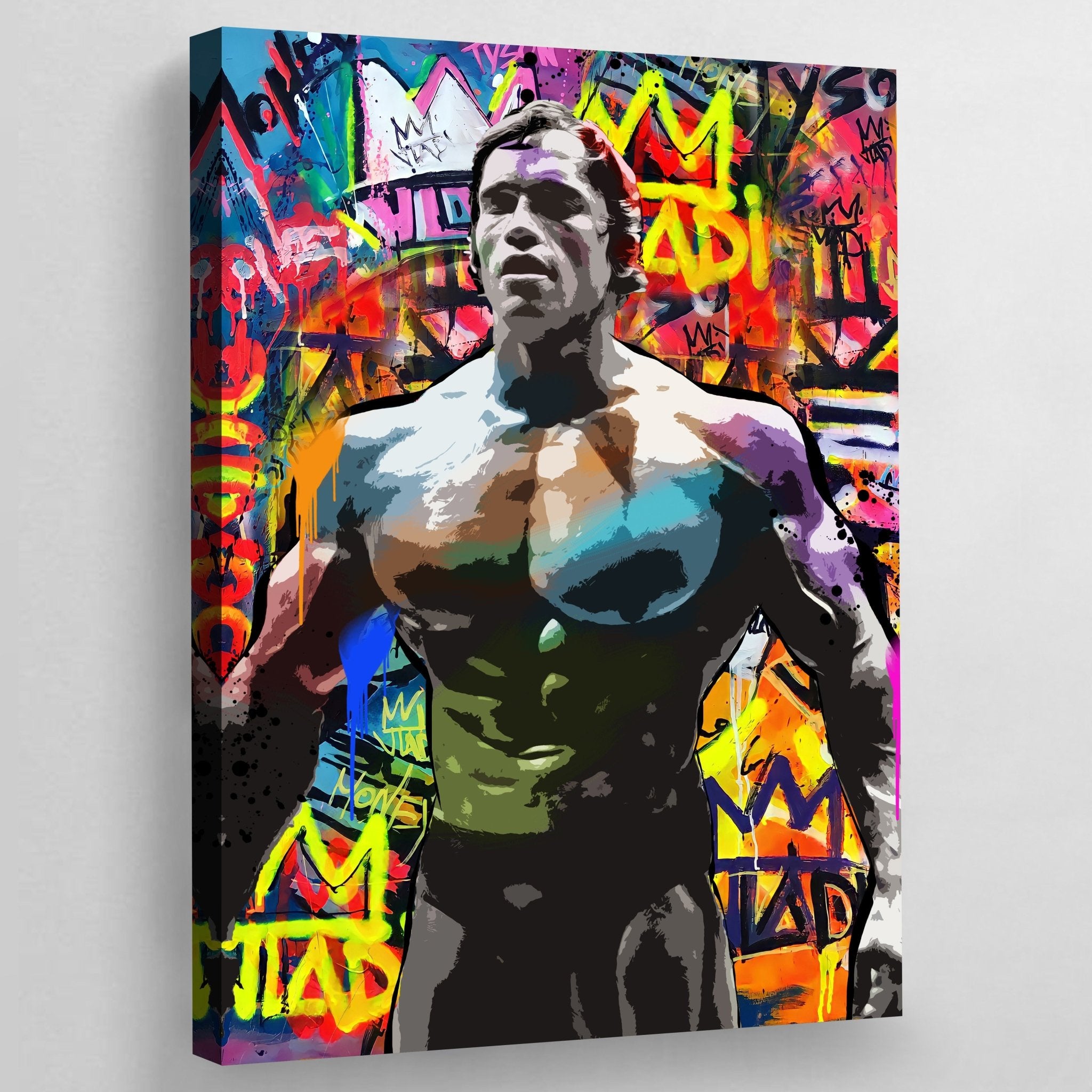 Gym wall best sale art canvas