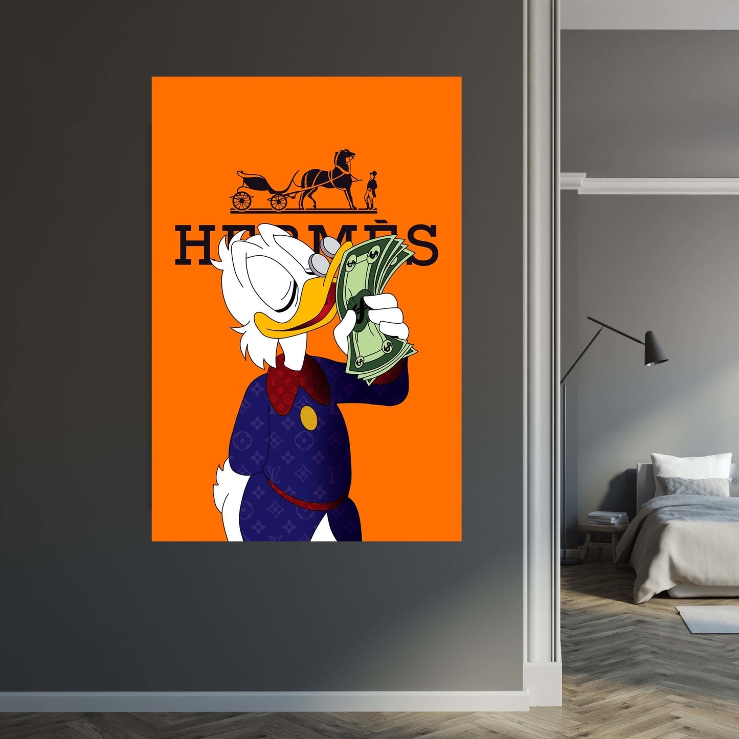 Hermes Canvas - Luxury Art Canvas