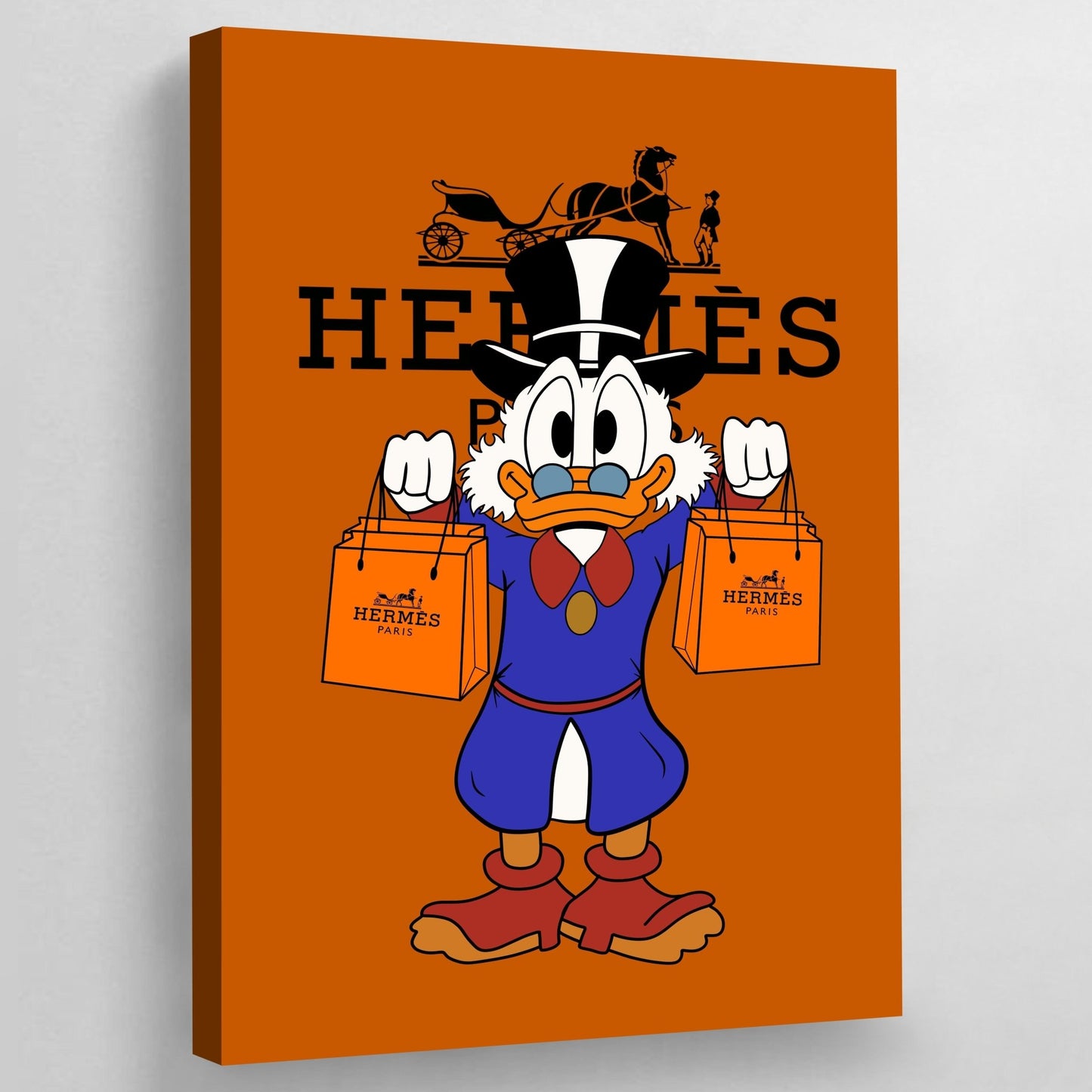 Hermes Canvas Wall Art - Luxury Art Canvas