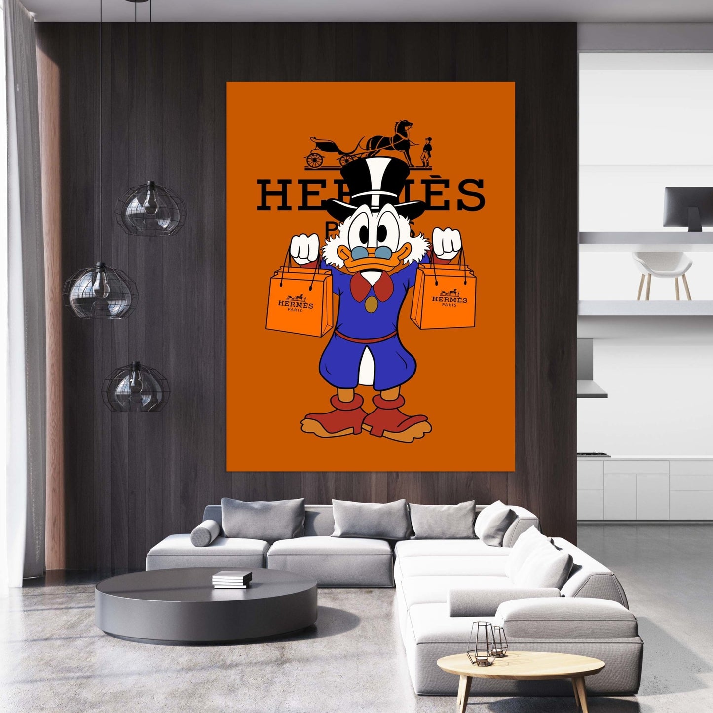 Hermes Canvas Wall Art - Luxury Art Canvas