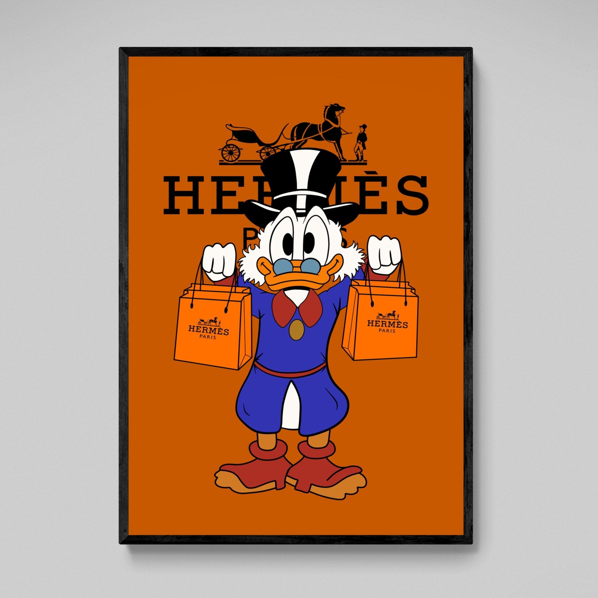 Hermes Canvas Wall Art - Luxury Art Canvas