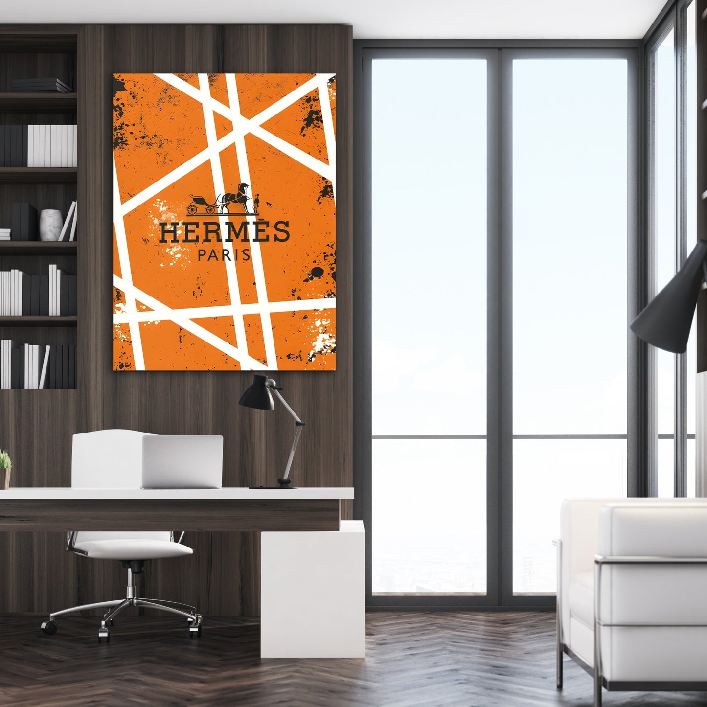 Hermes Wall Art - Luxury Art Canvas