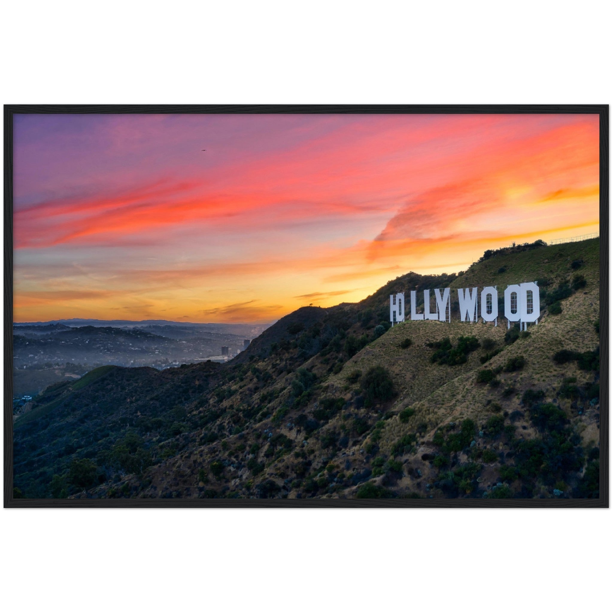Hollywood Sign Wall Art - Luxury Art Canvas