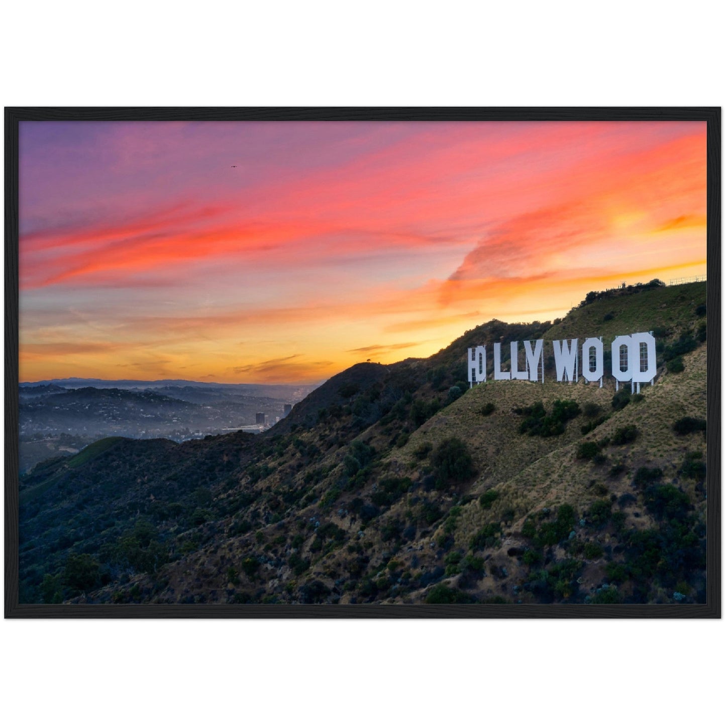 Hollywood Sign Wall Art - Luxury Art Canvas