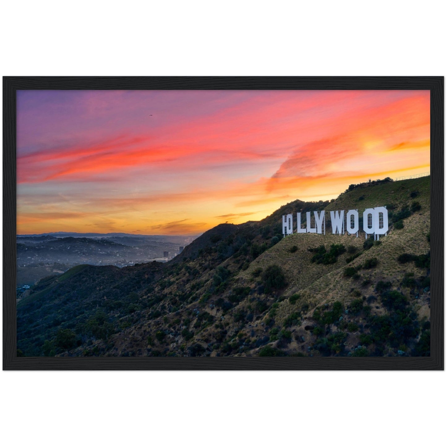 Hollywood Sign Wall Art - Luxury Art Canvas