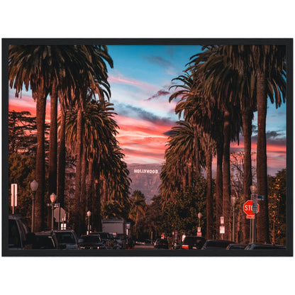 Hollywood Sunset Wall Art - Luxury Art Canvas