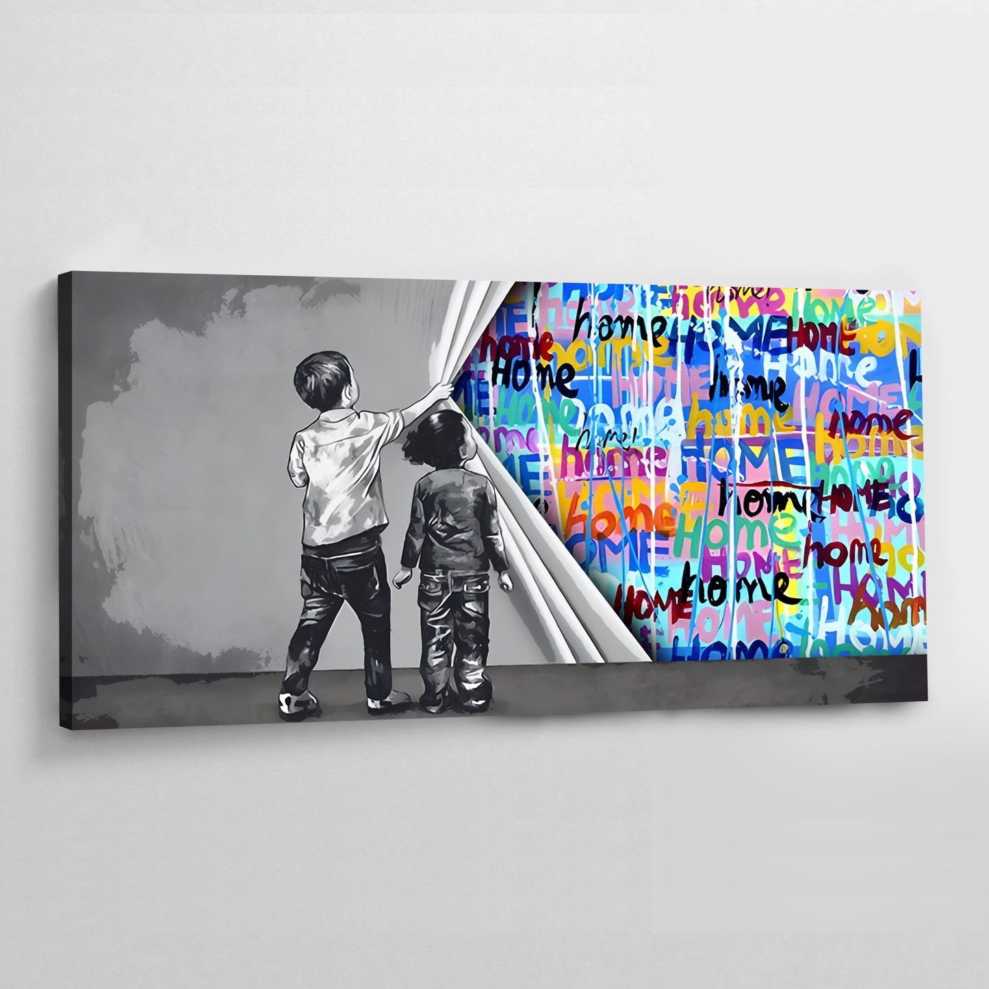 Home Graffiti Wall Art - Luxury Art Canvas