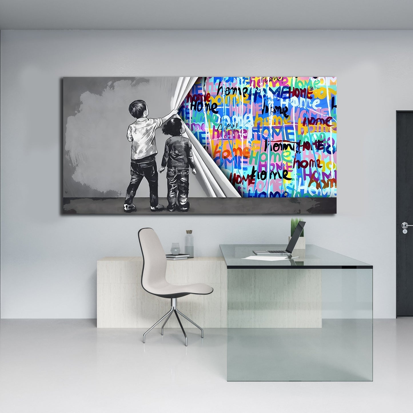 Home Graffiti Wall Art - Luxury Art Canvas