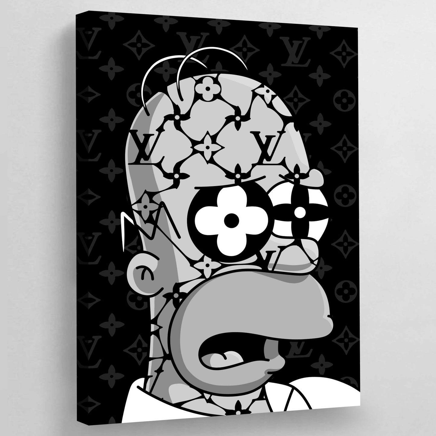 Homer Louis Vuitton Wall Art