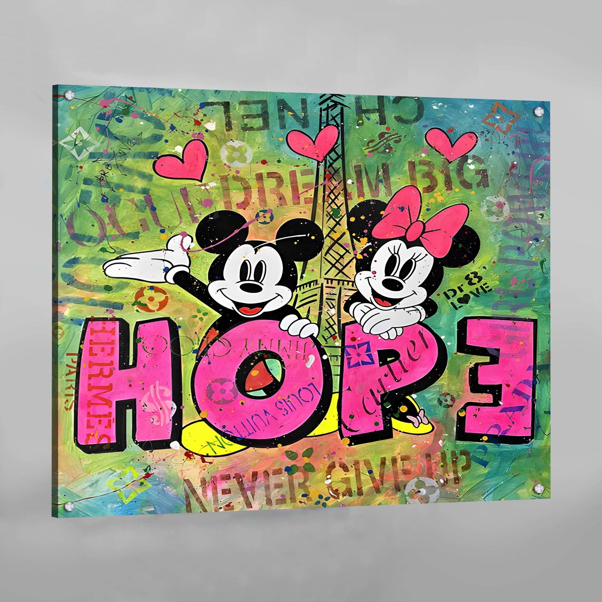 Hope Pop Art Canvas - Luxury Art Canvas