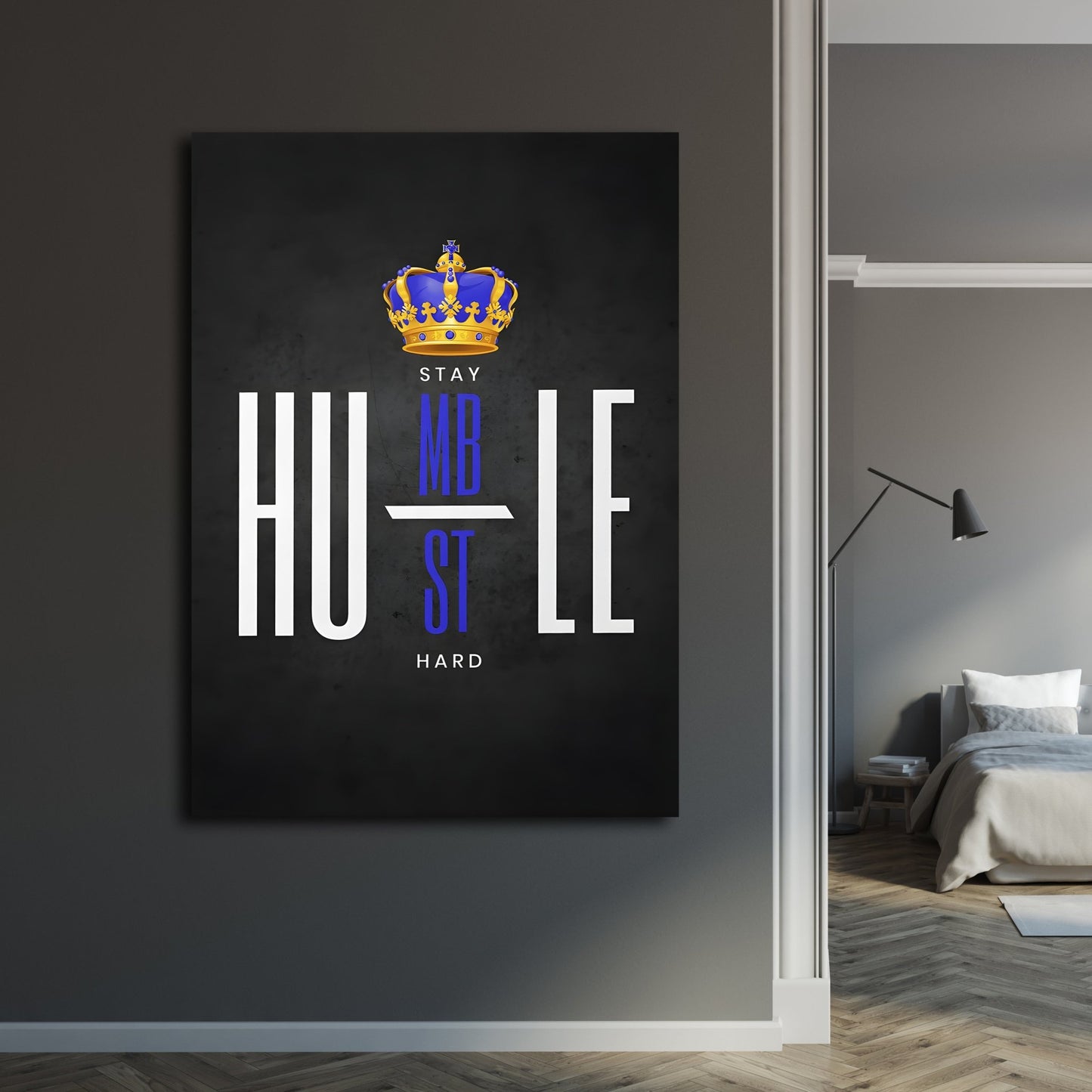 Hustle Wall Art - Luxury Art Canvas