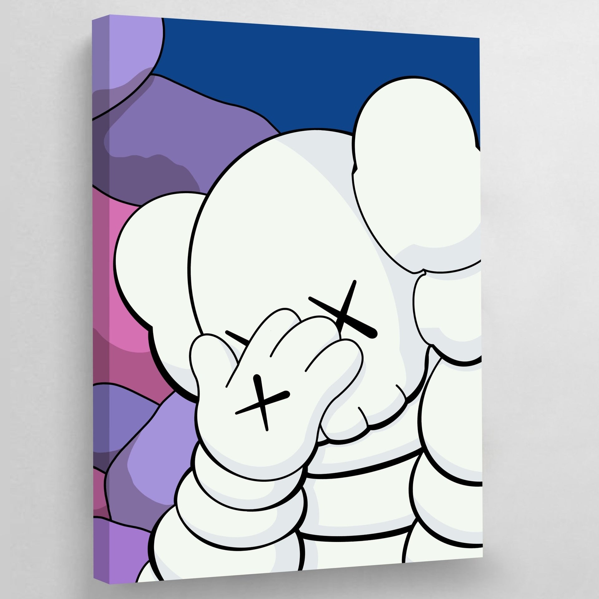 Black and White Kaws Poster sold by Remedial Attitude