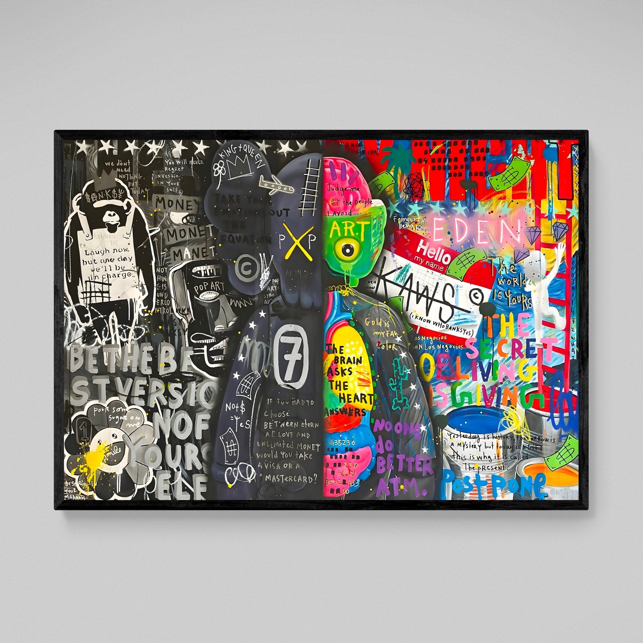 Hypebeast Street Art Wall Art - Luxury Art Canvas