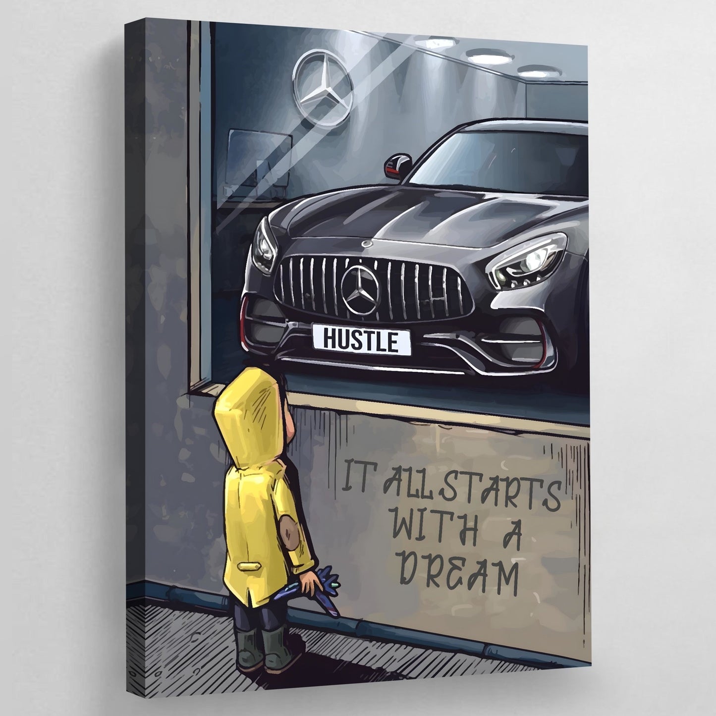 It All Starts With A Dream Wall Art - Luxury Art Canvas